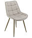 Стілець для кухні вітальні зі спинкою оббивка вельвет капучино Damask cappucino Special4You, фото 4