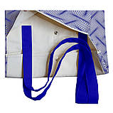 Сумка стильна жіноча для покупок із саржі практична містка illusion (38х48х14см) 260 г/м2., фото 5