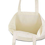 Еко-сумка жіноча бавовняна саржа стильна модна під принт (38х41 см) 240 г/кв. м, фото 2