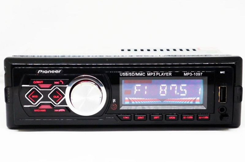 Автомагнітола MP3-1097 BT ISO зі знімною панеллю 7338