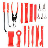 Набір з 19 знімачів пістонів, обшивки салону, магнітол, в чохлі, фото 2