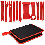 Набір з 19 знімачів пістонів, обшивки салону, магнітол, в чохлі, фото 3