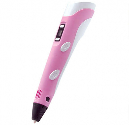 3D ручка з дисплеєм 3D Smart Pen 3, рожева, фото 3