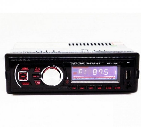 Автомагнітола MP3-1096 BT ISO зі знімною панеллю 7337