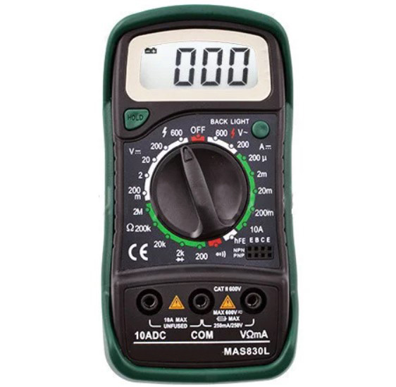 Мультиметр MZ MAS830L 7945, зелений