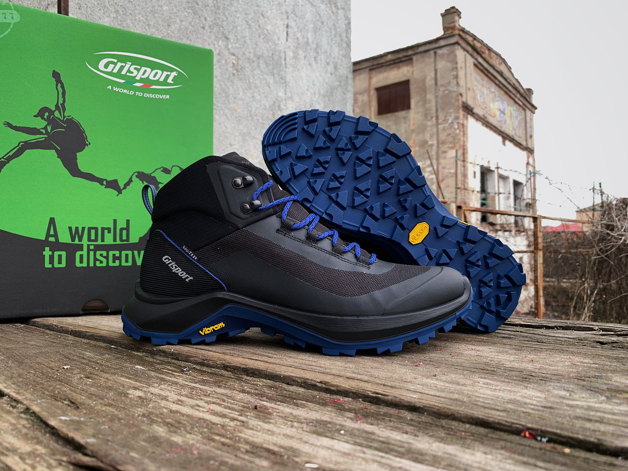 Чоловічі зимові термо черевики Grisport Colore Nero Amacord 120 14717A3tn Оригінал