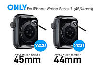 Чохол з ремінцем Supcase для Apple Watch 45/44 mm Series 9/8/7/6/SE/5/4, Supcase Unicorn Beetlee, Чорний, фото 6