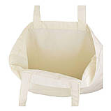 Сумка шопер бавовняна "Avoska" стильна зручна для нанесення принту із суворої саржі (35х41х7 см), фото 2