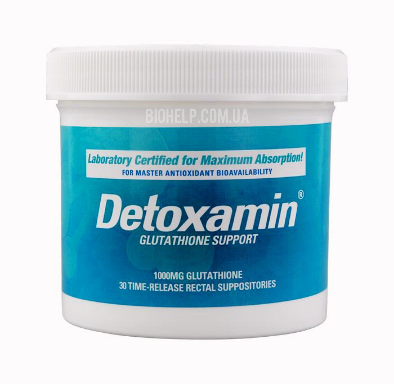 Detoxamin EDTA glutathione support 1000 MG / Детоксамин свічки ЕДТА з глутатионом 30 шт