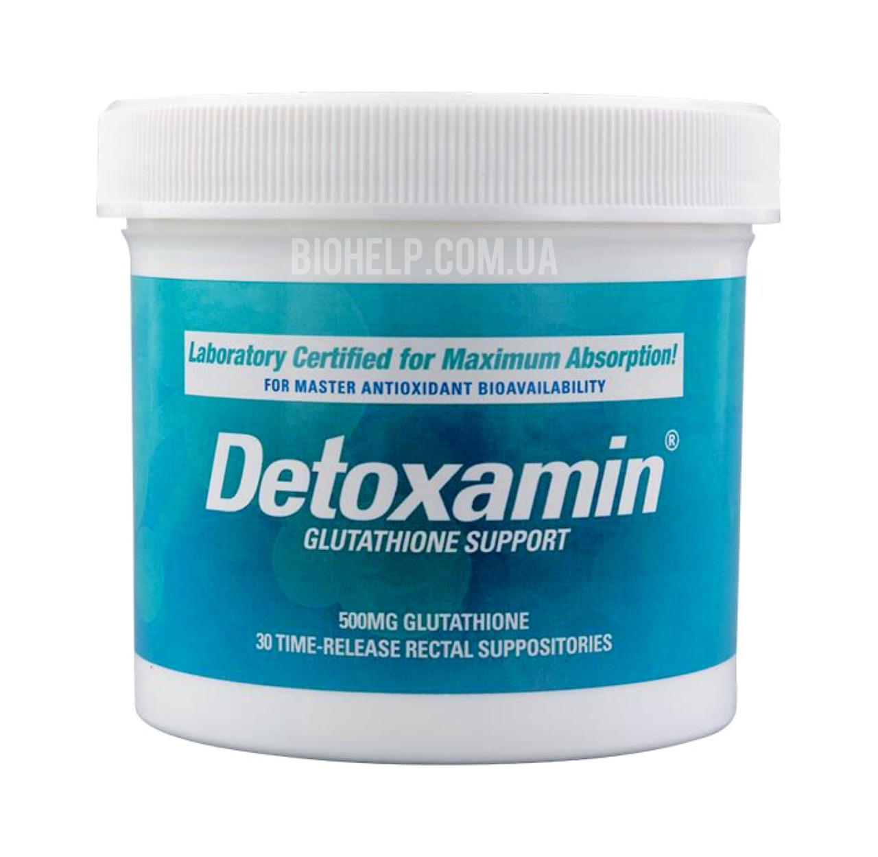 Detoxamin EDTA glutathione support 500 MG / Детоксамин свічки ЕДТА з глутатіоном 30 шт./USA