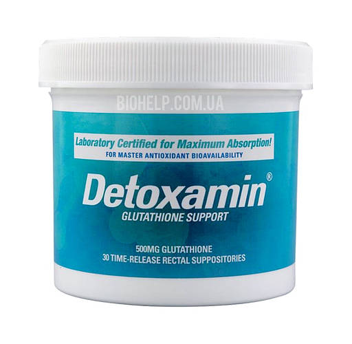 Detoxamin EDTA glutathione support 500 MG / Детоксамин свечи ЕДТА с ...