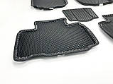 3D єва килимки в салон Toyota RAV 4 (2012-2018) чорні EVA 5шт Seintex (тойота рав4), фото 5