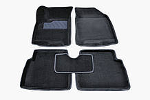 3D килимки для BMW 5 (F10) 2010-2013 ворсові чорні 5шт 86312 Seintex