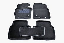 3D килимки для Mazda CX-5 2012 - ворсові чорні 5шт 83710 Seintex