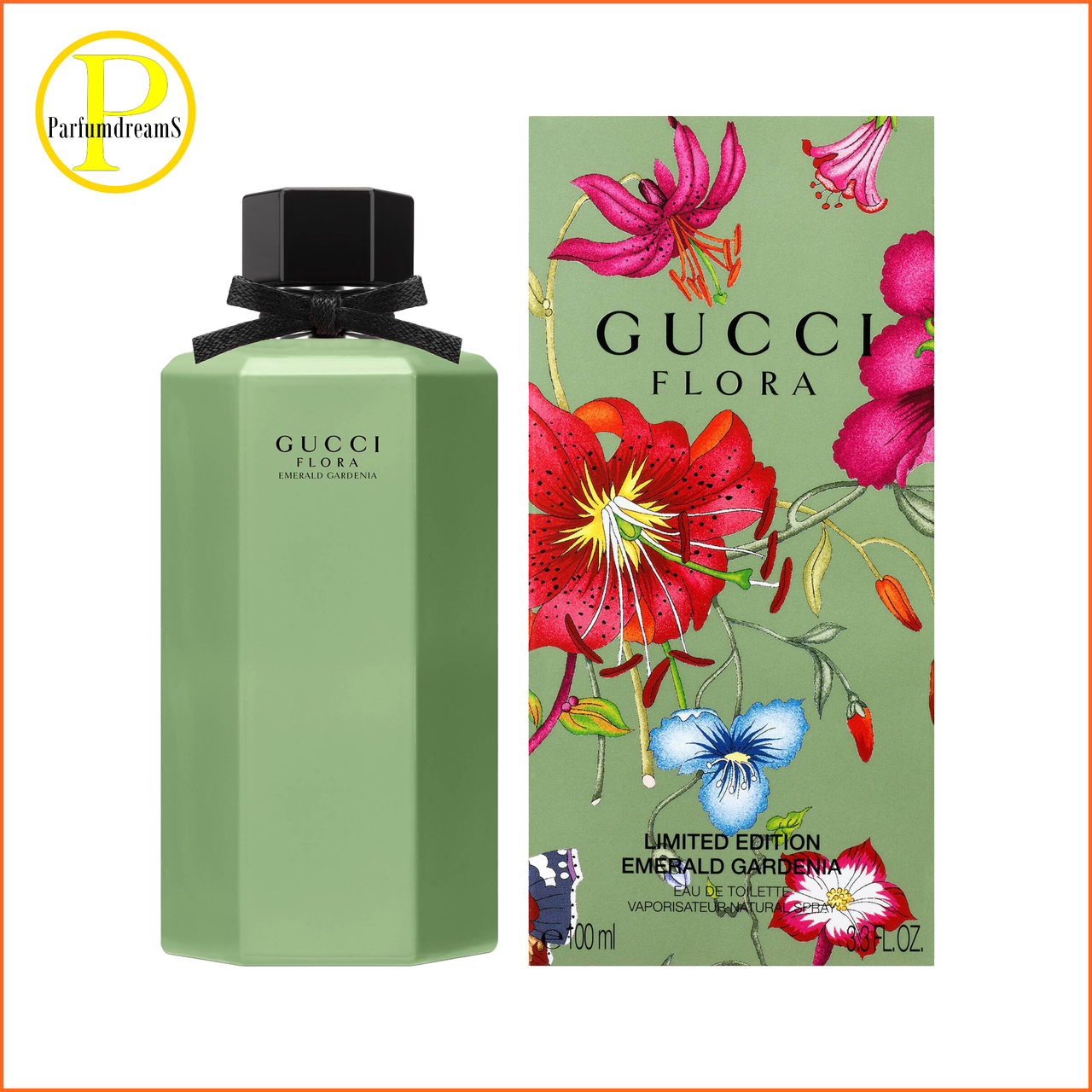Гуччі Флора Емеральд Смарагдова Гарденія - Gucci Flora Emerald Gardenia туалетна вода 100 ml, фото 1