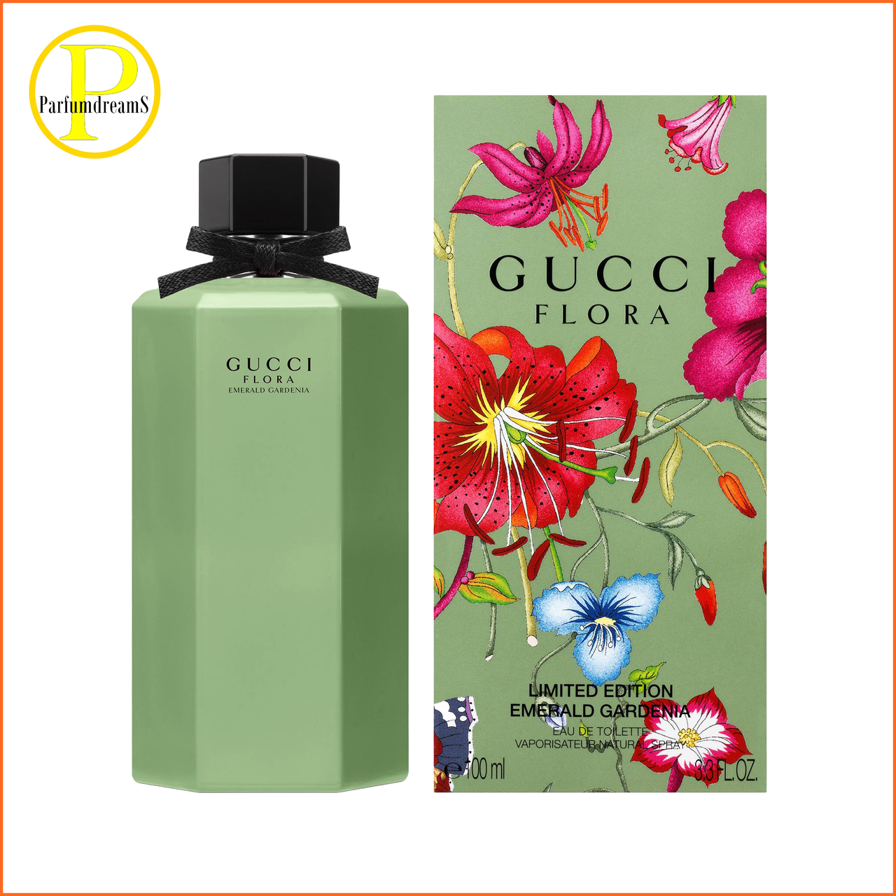 Гуччі Флора Емеральд Смарагдова Гарденія - Gucci Flora Emerald Gardenia туалетна вода 100 ml