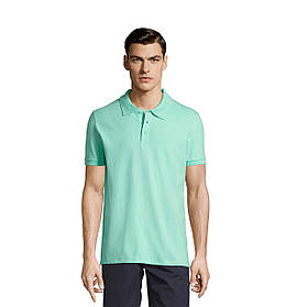 Поло теніска футболка чоловіча стильна бавовняна для принту PHOENIX MEN з коротким рукавом