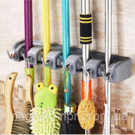 Настенный Держатель для Швабры и Щеток Broom Holder,настенный ...