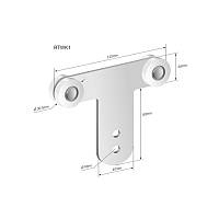 Ролик бічної стійки причепа 30,5*110*120 мм