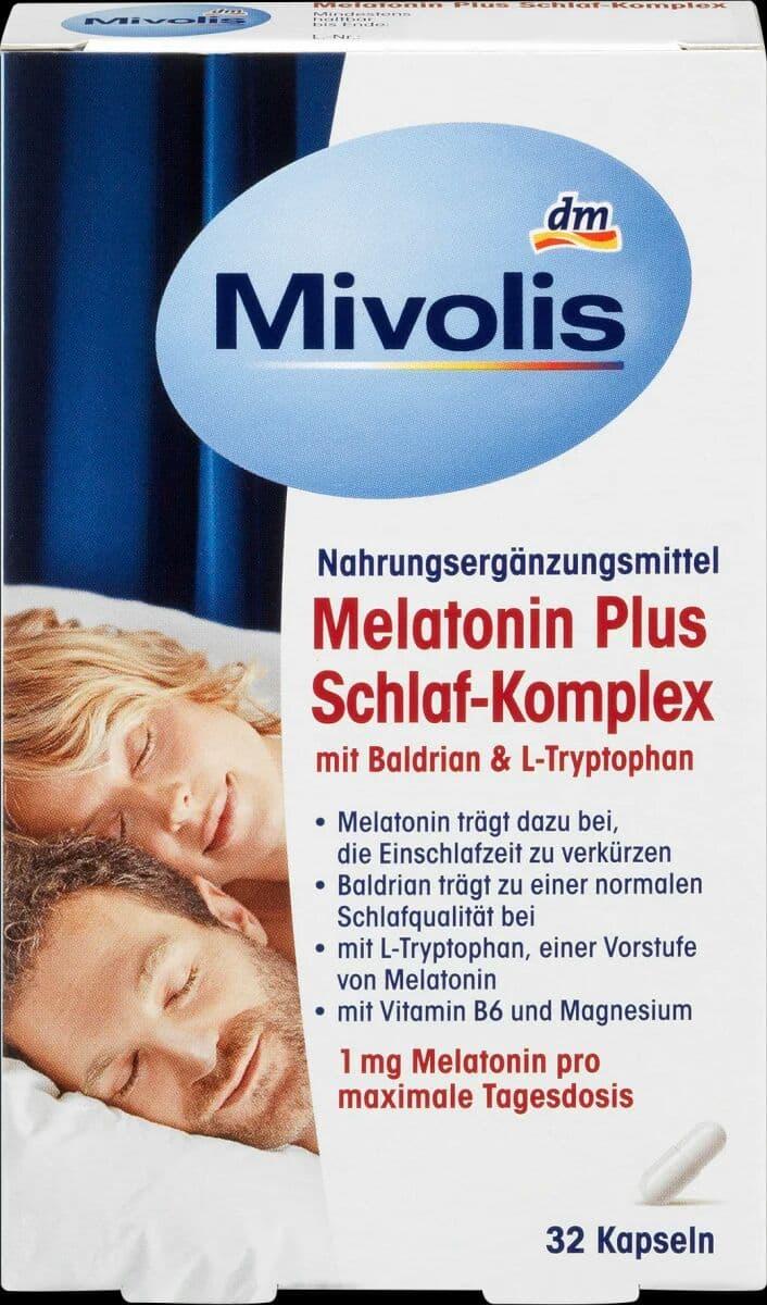 Купить Капсулы Mivolis Миволис Мелатонин с экстрактом корня валерианы ...