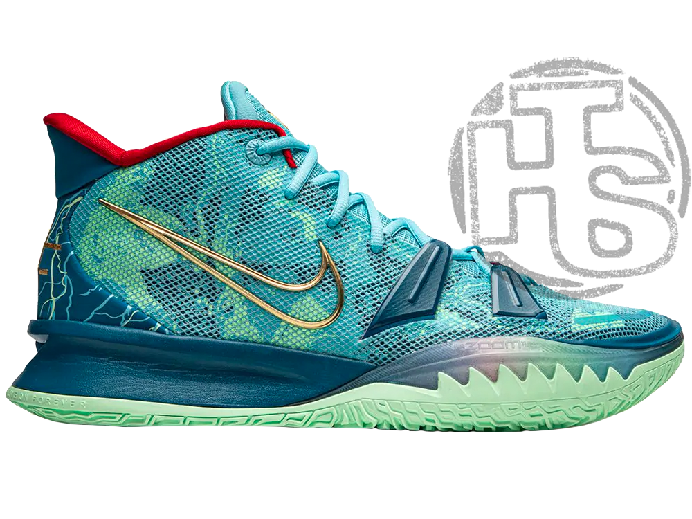 Чоловічі кросівки Nike Kyrie 7 Green Red Gold Special FX DC0588-400
