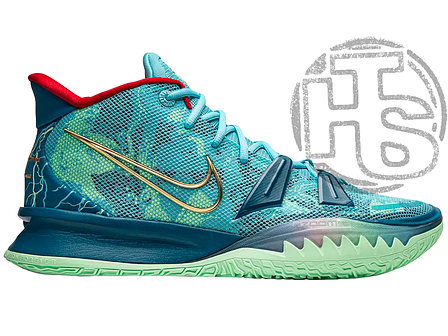 Чоловічі кросівки Nike Kyrie 7 Green Red Gold Special FX DC0588-400, фото 1