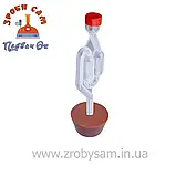 Пробка під гідрозатвор для великого сулії (бутиля) силіконова 50 х 43., фото 2