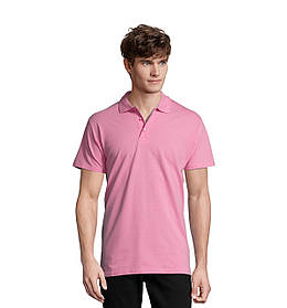 Теніска поло футболка чоловіча стильна бавовняна під принт SPRING II з коротким рукавом