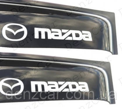 Ветровики Mazda 6 I Sd 2002-2008 (на скотче)\Дефлекторы окон Мазда 6 седан - фото 4 - id-p244218150