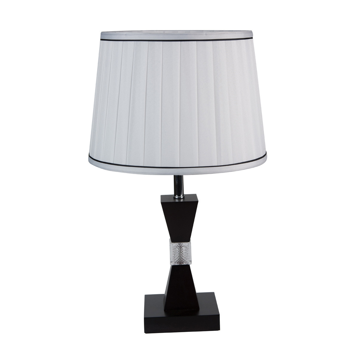 Настільна лампа, світильник декоративний з абажуром Sunlight чорний MT6238