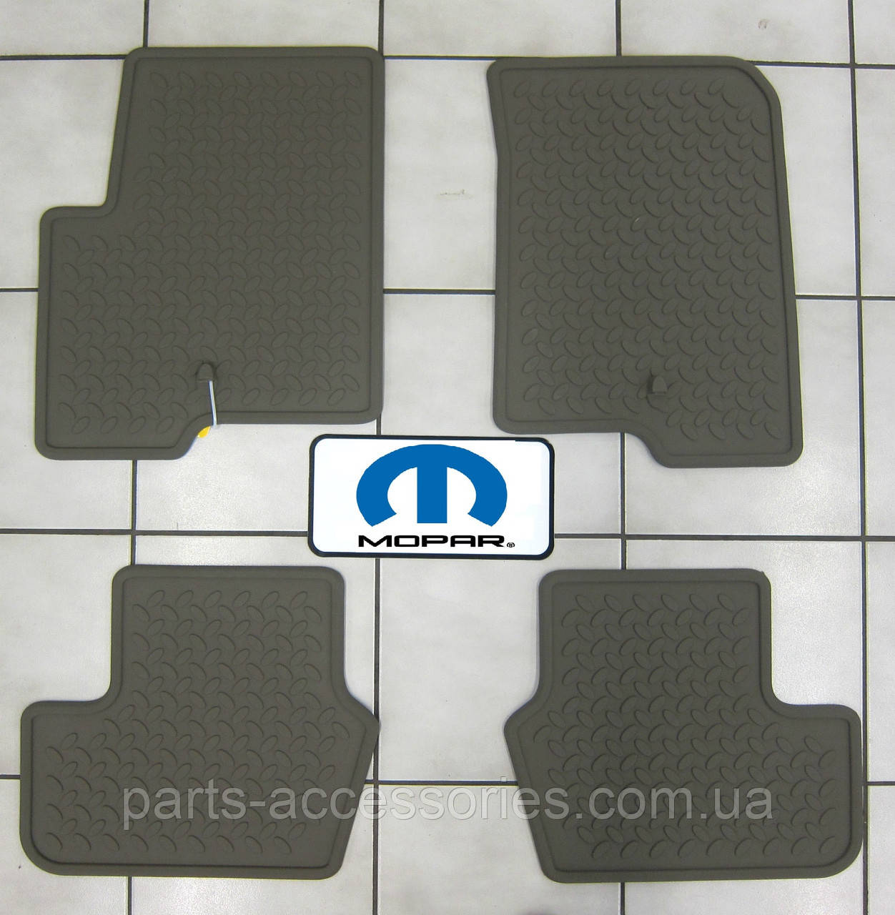 Jeep Patriot 2007-2016 Килимки гумові сірі передні нові Оригінал, фото 1