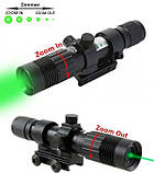 Фокусируемый лазерний ліхтар для полювання зелений промінь 50mW, фото 8