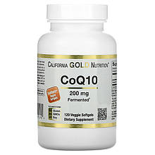 Коензим Q10 California GOLD Nutrition "CoQ10" 200 мг (120 капсул)