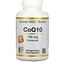 Коензим Q10 California GOLD Nutrition "CoQ10" 100 мг (360 капсул)