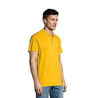 Поло футболка мужская тенниска стильная хлопковая для нанесения принта SUMMER II с коротким рукавом