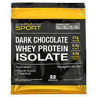 Изолят сывороточного протеина California GOLD Nutrition, SPORT "Whey Protein Isolate" вкус шоколада (907 г)
