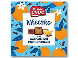 Цукерки Пташине молоко зі Шоколадно-Апельсиновим смаком MISTER CHOC Mleczko czekolada pomarancza 380г Німеччина