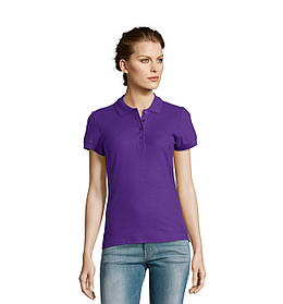 Поло футболка жіноча теніска стильна бавовняна літня PASSION з коротким рукавом під принт