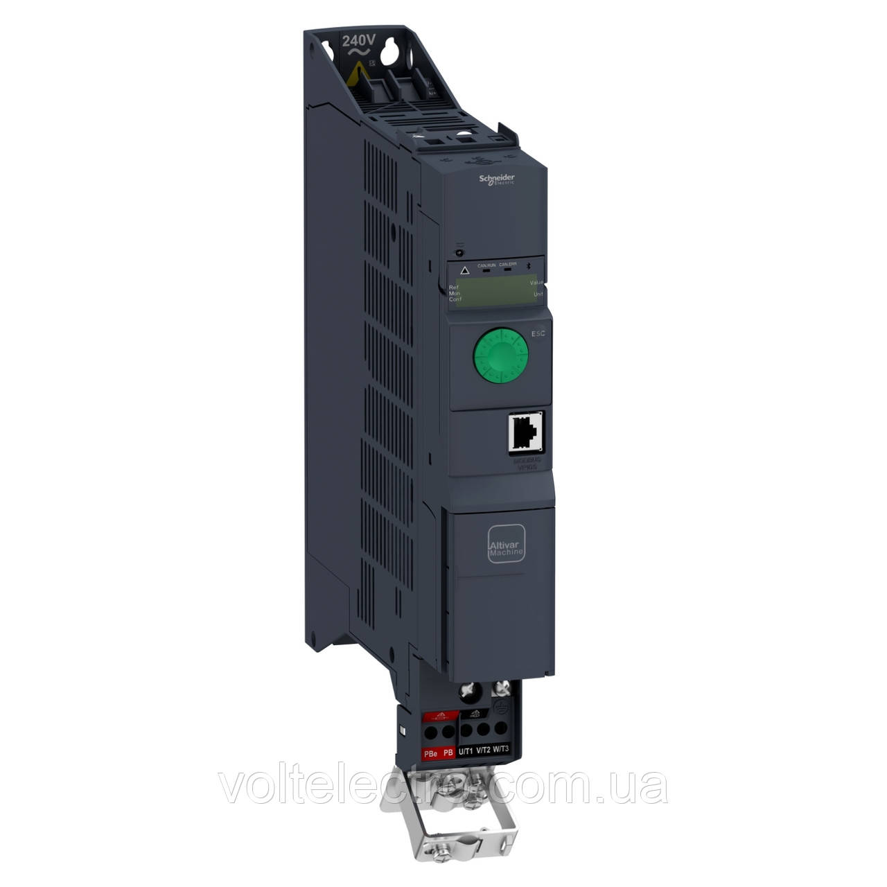 Перетворювач частоти ATV320 0.18 кВт 240 В 1Ф Schneider Electric книжкове виготовлення, фото 1