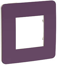 Unica New Studio Color рамка 1-постова ліловий-беж Schneider Electric, NU280215