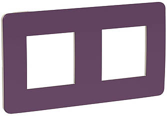 Unica New Studio Color рамка 2-постова ліловий-беж Schneider Electric, NU280415