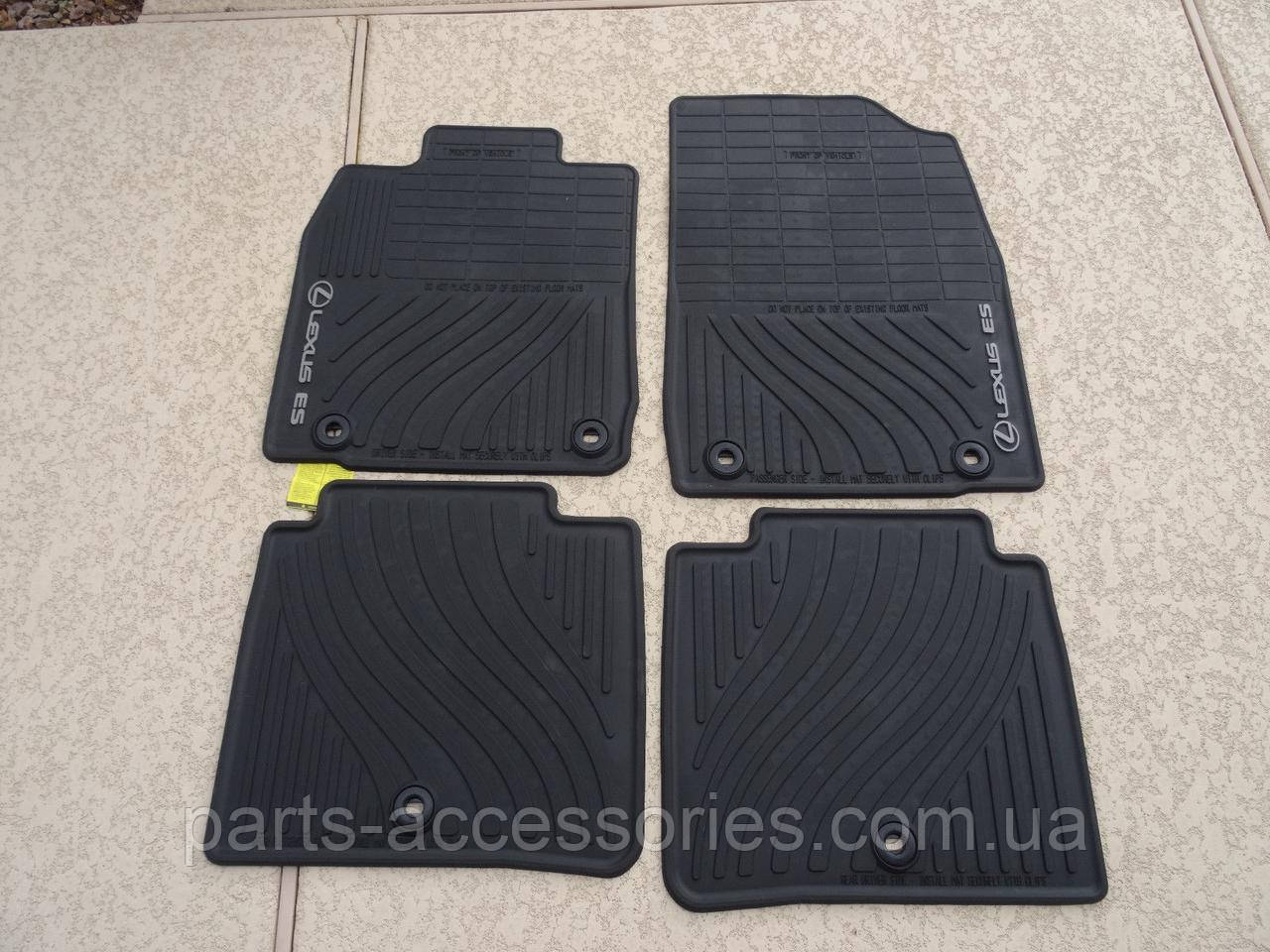 Lexus ES 2012-2016 Гумові килими килимки коврикі резинові нові оригінал, фото 1
