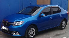 Ветровики Renault Logan II Sd 2014 VL Tuning