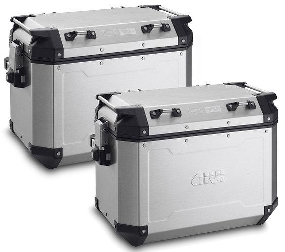Кофры боковые Givi trekker outback obkn48apack2 48l 2шт silver, фото 1