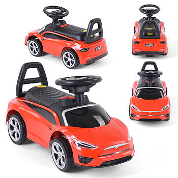 Толокар каталка Машинка Tesla JOY TS 61808 Червоний