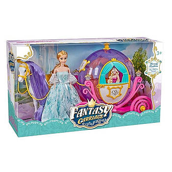 Карета для ляльки з конем та лялькою "Карета для попелюшки" 313 А