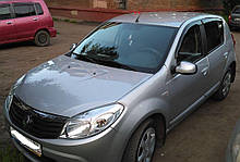 Ветровики Renault Sandero 2009 VL Tuning