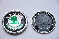 Колпачки 69мм с логотипом Skoda для дисков ауди 4b0601170А