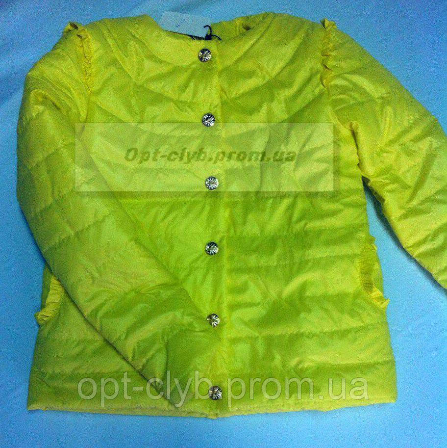 Стильна куртка підліткова "Радуга-6" для дівчаток від 6 до 12 років (зростання 122-152)