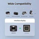 Перехідник USB 2.0/USB-C Ugreen, для принтера, жорсткого диска, док-станції, факсового апарату, фото 2